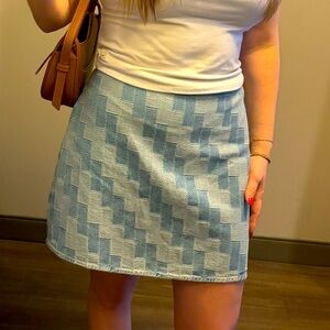 Denim skirt